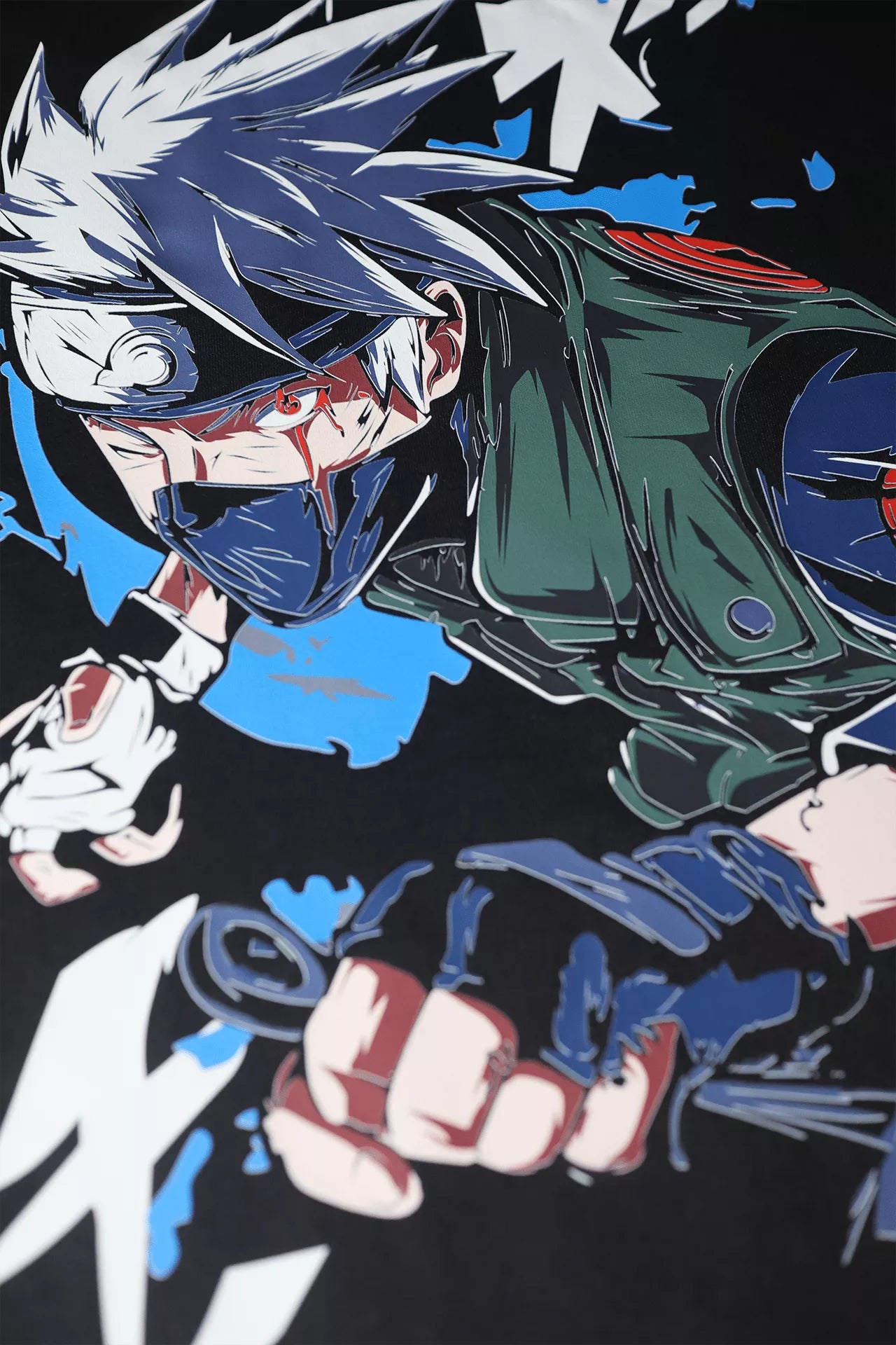 kakashi print tshirt