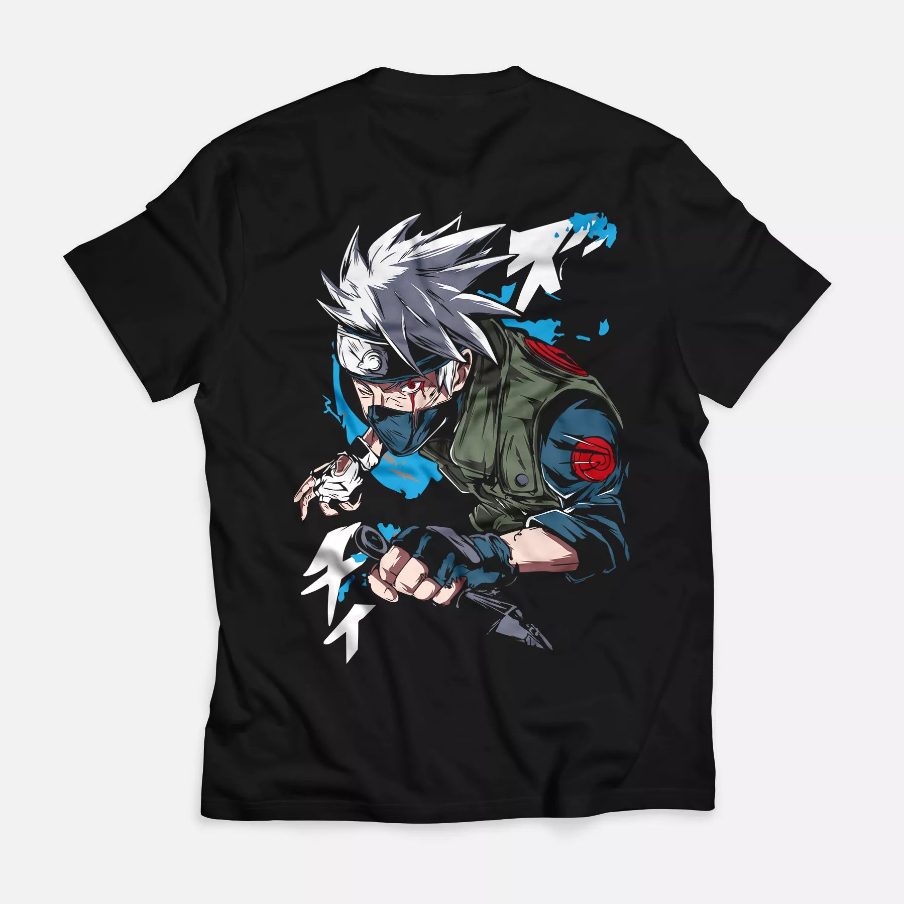 kakashi tshirt back