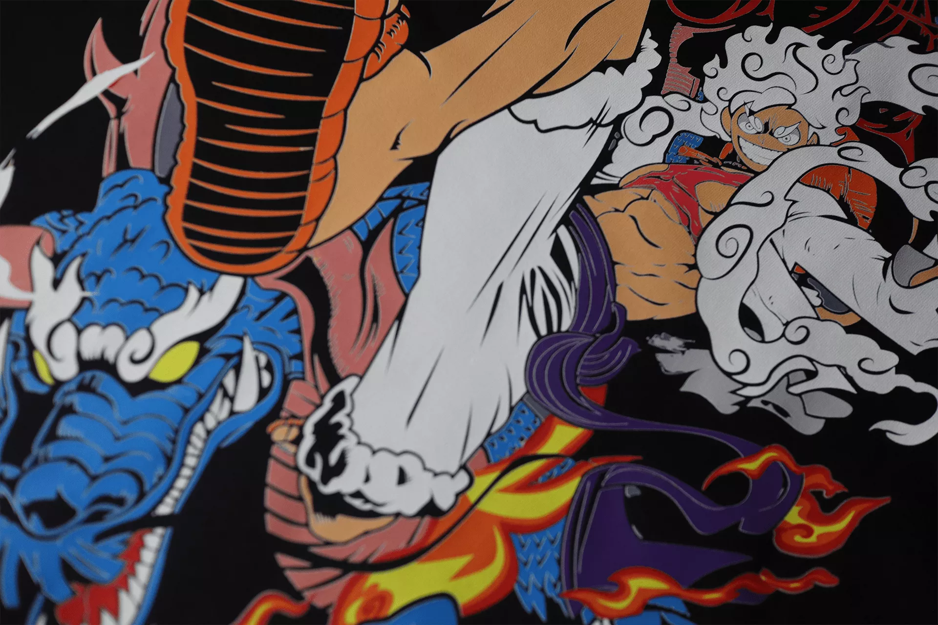 luffy vs kaido print