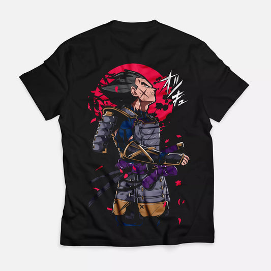 samurai vegeta tshirt back